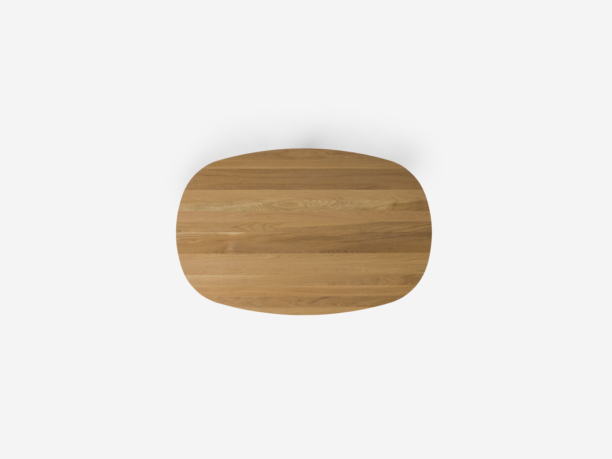 Extra small oak dining table top view